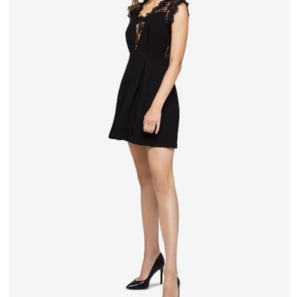 NWT BCBG Generation Lace Detail Black Dress

- NWT